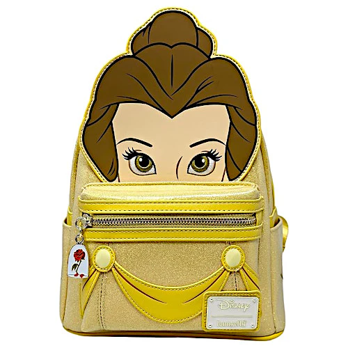 EXCLUSIVE DROP: Loungefly Beauty And The Beast Belle Glitter Cosplay Mini Backpack - 5/21/24