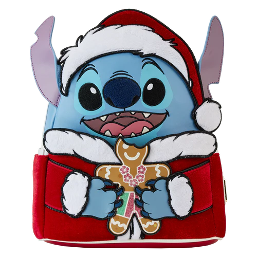 EXCLUSIVE DROP: Loungefly Christmas Stitch As Santa Cosplay Mini Backpack - 10/2/23