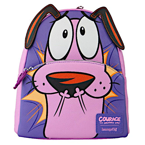 EXCLUSIVE DROP: Loungefly Courage The Cowardly Dog Mini Backpack - 5/16/23