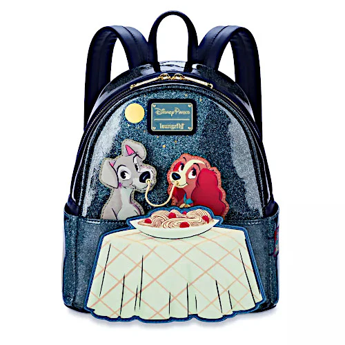 EXCLUSIVE DROP: Loungefly Disney Parks Lady And The Tramp Tony's Spaghetti Scene Mini Backpack - 7/29/24