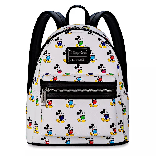 EXCLUSIVE DROP: Loungefly Disney Parks Mickey Mouse Classic Standing AOP Mini Backpack - 1/9/23
