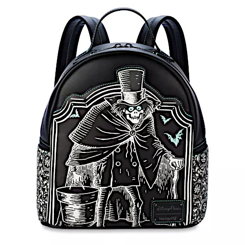 EXCLUSIVE DROP: Loungefly Disney Parks The Haunted Mansion Hatbox Ghost Glow Mini Backpack - 7/8/24