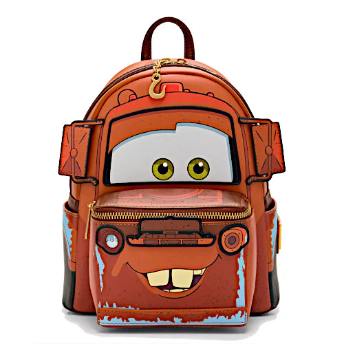 EXCLUSIVE DROP: Loungefly Disney Pixar Cars Figural Mater Light Up Mini Backpack - 4/27/26