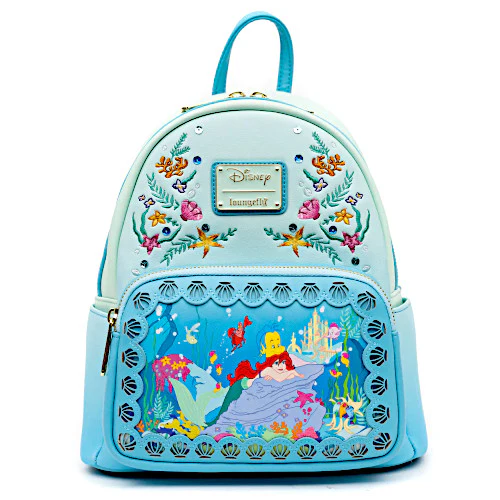 EXCLUSIVE DROP: Loungefly Disney Princess Stories Series 4/12 The Little Mermaid Ariel Mini Backpack (LR) - 6/30/22