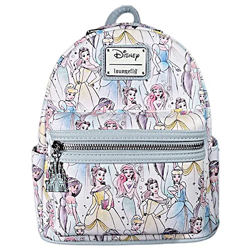 EXCLUSIVE DROP: Loungefly Disney Princesses Pastel Sketch AOP Mini Backpack - 1/8/23