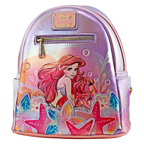 EXCLUSIVE DROP: Loungefly Disney The Little Mermaid Ariel Soft Floral Mini Backpack - 4/16/26