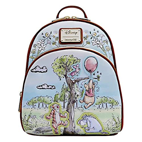 EXCLUSIVE DROP: Loungefly Disney Winnie the Pooh Sketch Art Character AOP Mini Backpack - 10/26/22