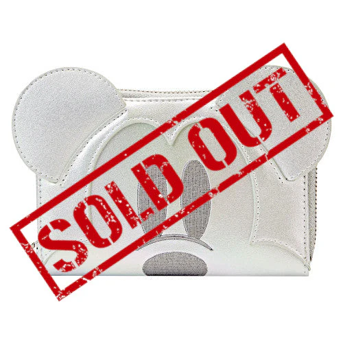 EXCLUSIVE DROP: Loungefly Disney100 Platinum Mickey Mouse Cosplay Wallet (LE) - 3/14/23
