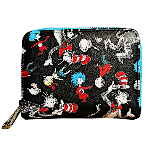 EXCLUSIVE DROP: Loungefly Dr. Seuss Cat In The Hat AOP Wallet - 10/24/22