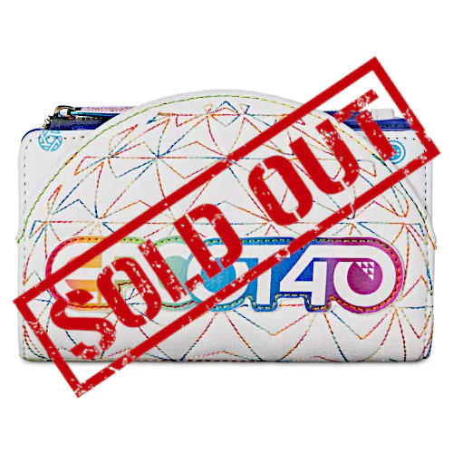 EXCLUSIVE DROP: Loungefly Epcot 40th Anniversary Wallet - 10/1/22