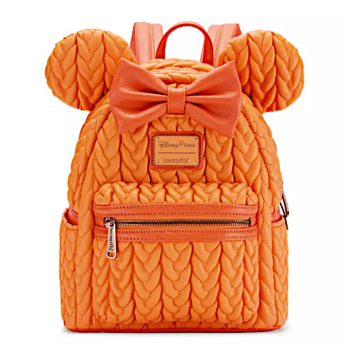 EXCLUSIVE DROP: Loungefly Disney Parks Halloween Orange Pumpkin Spice Minnie Mouse Mini Backpack - 8/11/25