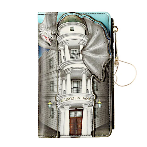 EXCLUSIVE DROP: Loungefly Harry Potter Gringotts Bank & Dragon Wallet - 6/8/23