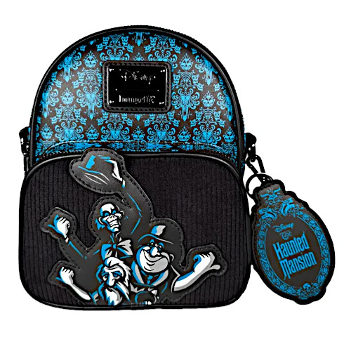 EXCLUSIVE DROP: Loungefly Haunted Mansion Hitchhiking Ghosts Corduroy Convertible Mini Backpack - 9/5/25