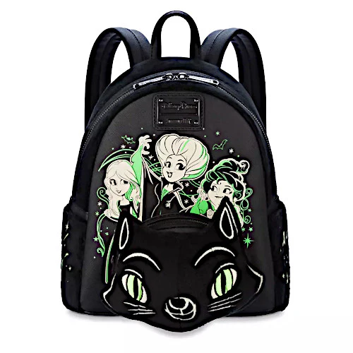 EXCLUSIVE DROP: Loungefly Hocus Pocus Sanderson Sisters & Binx Glow Mini Backpack - 8/13/24