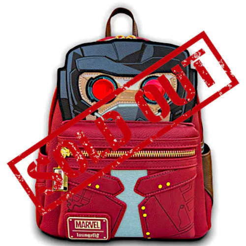 EXCLUSIVE DROP: Loungefly Marvel Guardians Of The Galaxy Star-Lord Light Up Cosplay Mini Backpack - 5/14/22