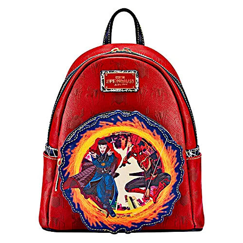 EXCLUSIVE DROP: Loungefly Marvel Spider-Man No Way Home Spider-Man & Doctor Strange Portal Scene Mini Backpack - 2/10/23