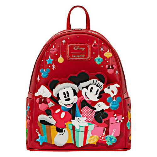 EXCLUSIVE DROP: Loungefly Mickey & Friends Holiday Ornaments Mini Backpack - 10/17/25