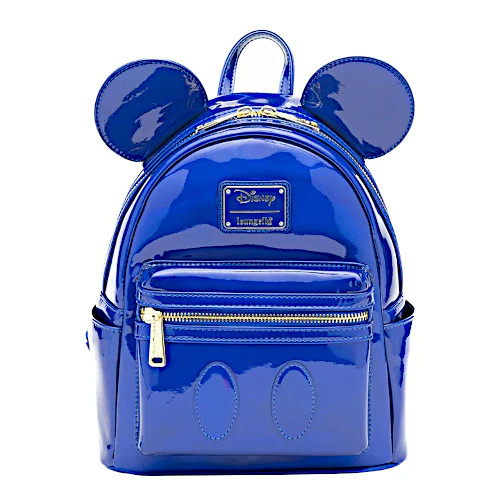 EXCLUSIVE DROP: Loungefly Mickey Mouse Sapphire Holographic Mini Backpack - 4/5/24