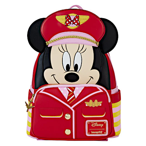 EXCLUSIVE DROP: Loungefly Minnie Mouse Pilot Mini Backpack - 4/26/24