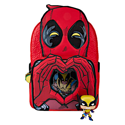 EXCLUSIVE DROP: Loungefly NYCC 2024 Deadpool & Wolverine Full Size Backpack w/Pop! Bundle - 10/17/24