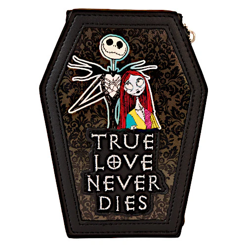 EXCLUSIVE DROP: Loungefly NYCC 2024 The Nightmare Before Christmas Jack & Sally Coffin Card Holder Wallet - 10/17/24