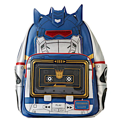 EXCLUSIVE DROP: Loungefly SDCC 2023 Transformers Soundwave Cosplay Backpack (Full Size) - 7/20/23