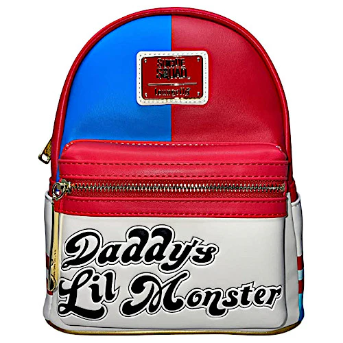 EXCLUSIVE DROP: Loungefly Suicide Squad Harley Quinn Daddy's Lil Monster Cosplay Mini Backpack - 2/17/23