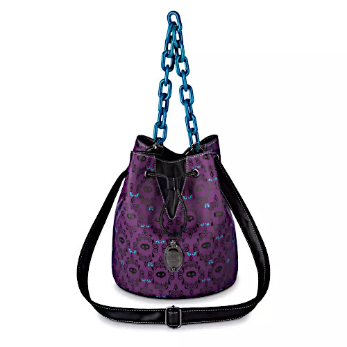EXCLUSIVE DROP: Loungefly Disney Parks The Haunted Mansion Wallpaper Bucket Bag - 7/31/23