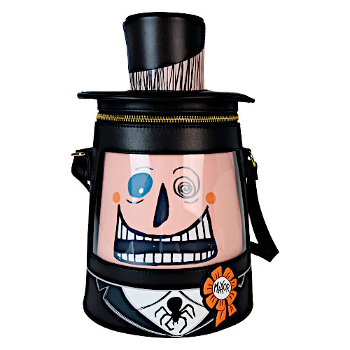 EXCLUSIVE DROP: Loungefly The Nightmare Before Christmas Mayor Spinning Head Figural Crossbody Bag - 7/19/24