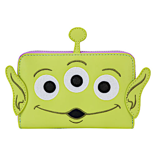 EXCLUSIVE DROP: Loungefly Toy Story Alien Sequin Cosplay Wallet - 4/1/24
