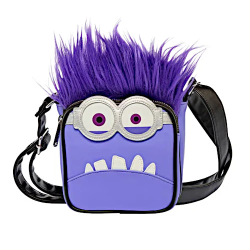 EXCLUSIVE DROP: Loungefly Universal Studios Purple Minion Crossbody Bag - 7/12/23