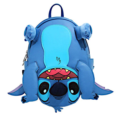 EXCLUSIVE RESTOCK: Loungefly Disney Lilo & Stitch Upside Down Figural Mini Backpack - 7/12/23