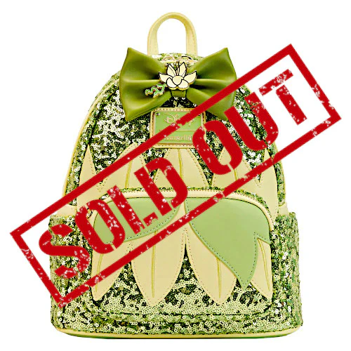 EXCLUSIVE RESTOCK: Loungefly Disney Princess Tiana Sequin Mini Backpack - 5/3/23