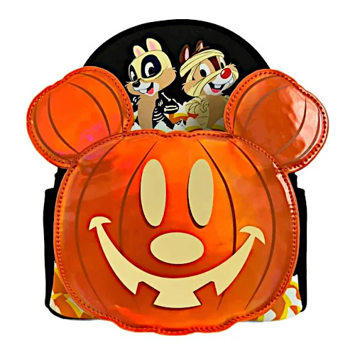 EXCLUSIVE RESTOCK: Loungefly Halloween Chip N Dale Pumpkin Glow Mini Backpack - 7/5/24