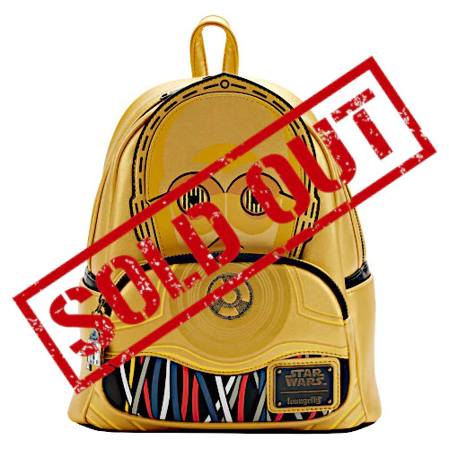 EXCLUSIVE RESTOCK: Loungefly Star Wars Celebration 2022 C-3PO Cosplay Mini Backpack - 2/6/23