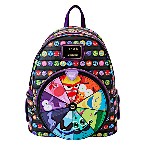 Lounegfly Inside Out 2 Core Memories Spinning Wheel Mini Backpack