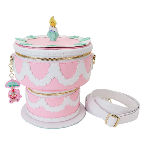 Loungefly Alice In Wonderland Unbirthday Cake Figural Glow Crossbody Bag