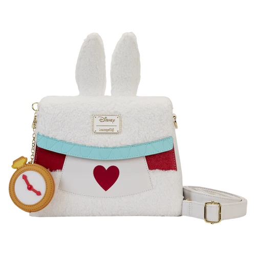 Loungefly Alice in Wonderland White Rabbit Cosplay Crossbody Bag
