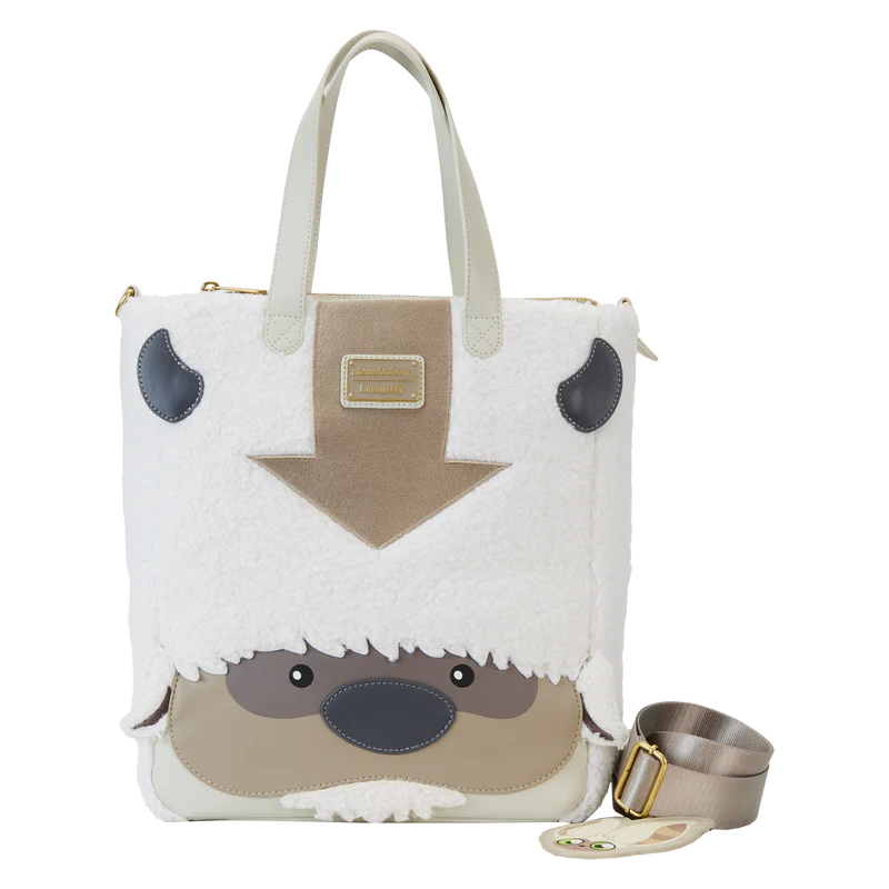 Loungefly Avatar The Last Airbender Appa Cosplay Plush Tote Bag w/Momo Charm