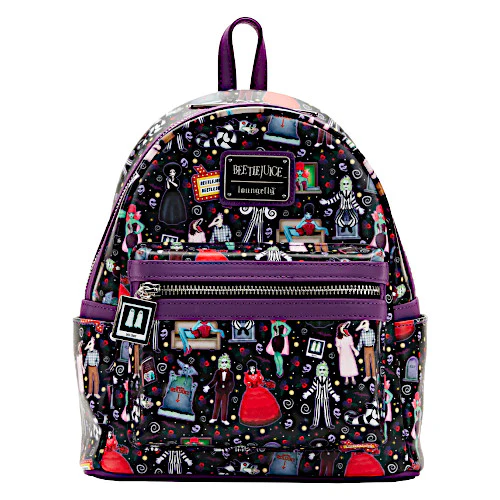 Loungefly Beetlejuice Icons Mini Backpack