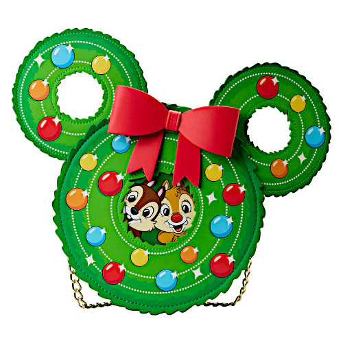 Loungefly Chip 'N Dale Wreath Crossbody Bag