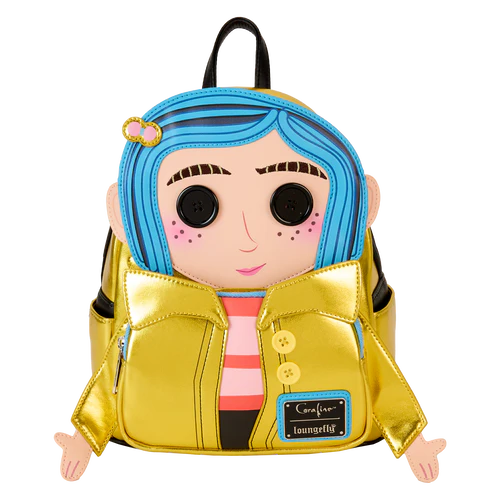 Loungefly Coraline Laika Doll Metallic Cosplay Mini Backpack
