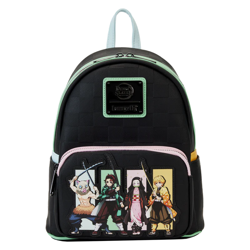 Loungefly Demon Slayer Heroes Group Mini Backpack