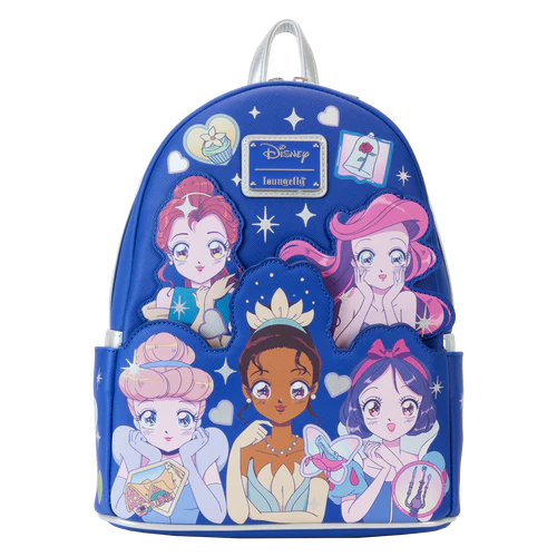 Loungefly Disney Princess Manga Style Mini Backpack