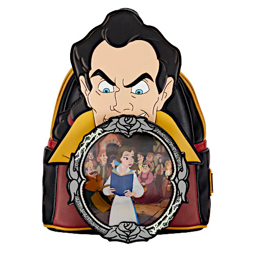 Loungefly Disney Villains Scene Beauty And The Beast Gaston Mini Backpack