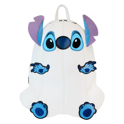 Loungefly Halloween Stitch In Ghost Costume Figural Glow Mini Backpack