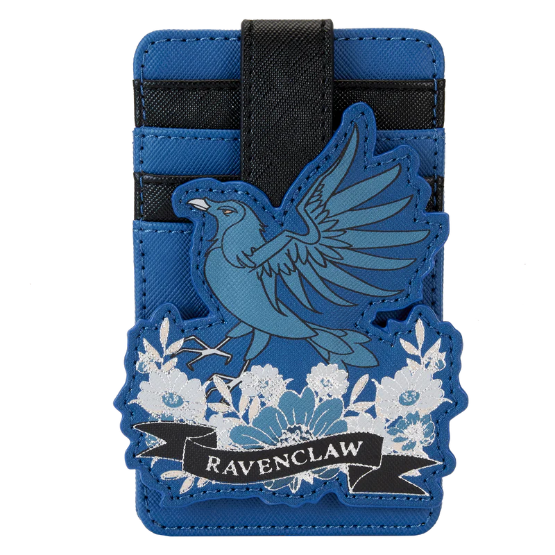 Loungefly Harry Potter Ravenclaw House Floral Tattoo Card Holder
