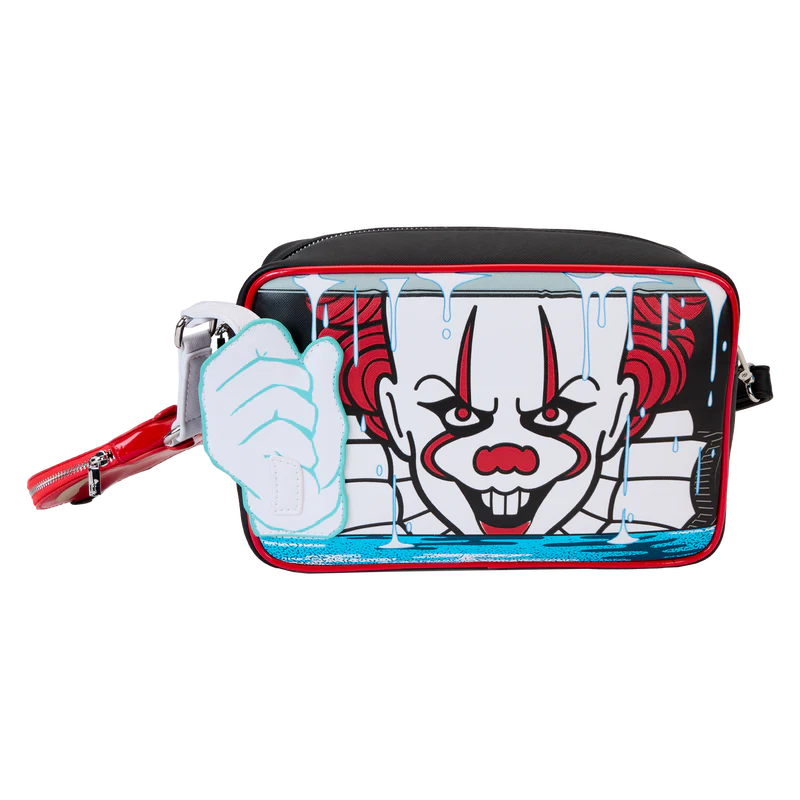 Loungefly It Pennywise Balloon Glow Crossbody Bag With Coin Bag