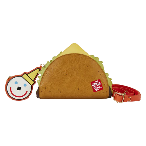 Loungefly Jack In The Box Late Night Taco Crossbody Bag With Coin Bag