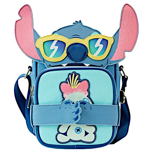 Loungefly Lilo & Stitch Beach Day Stitch Crossbuddy Bag